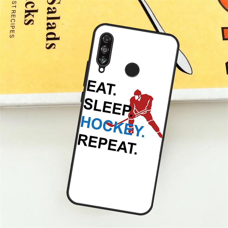 Ice Hockey Player For Huawei Nova 11i 8i 7i 3i Nova 10 9 SE 5T Y60 Y70 Y90 Y61 Y91 P20 P40 Lite P30 Pro Case