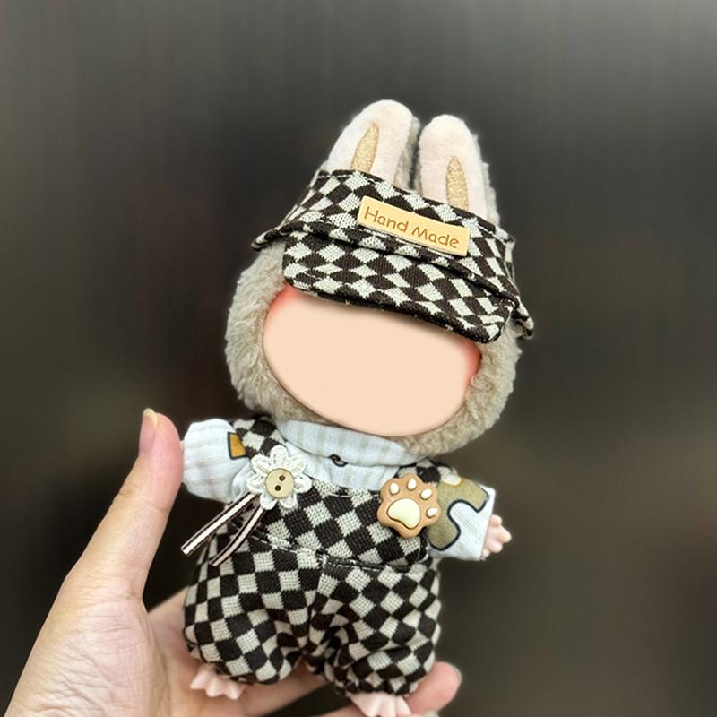 Clothes For Labubu Dolls Accessories, Stylish Kawaii Outfit Set Suitable