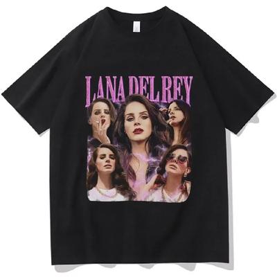 Singer Lana Del Rey Graphic Tshirt Retro Hip Hop Fashion T-shirt Men Women Short Sleev