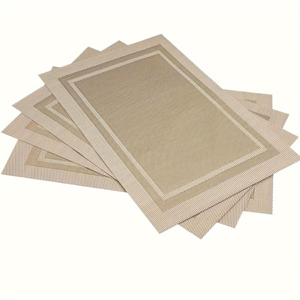 Shelf Liners, Heat-Resistant Table Mats, Washable And Non-Slip Placemat, Placemat, Table Decor, for Kitchen And Dining Table, Home Supplies