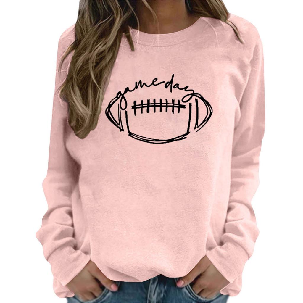 Unisex Fashion Printed Neck Long Sleeve Sweatshirt for Casual Wear