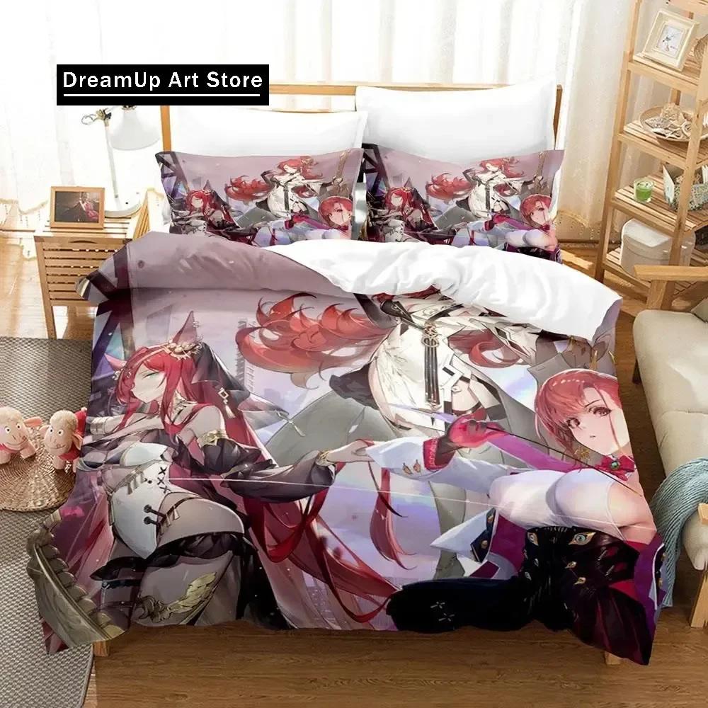 3D Echocalypse Bedding Set Single Twin Full Queen King Size Bed Set Aldult Kid Bedroom Duvetcover Sets Anime parure de lit Bed