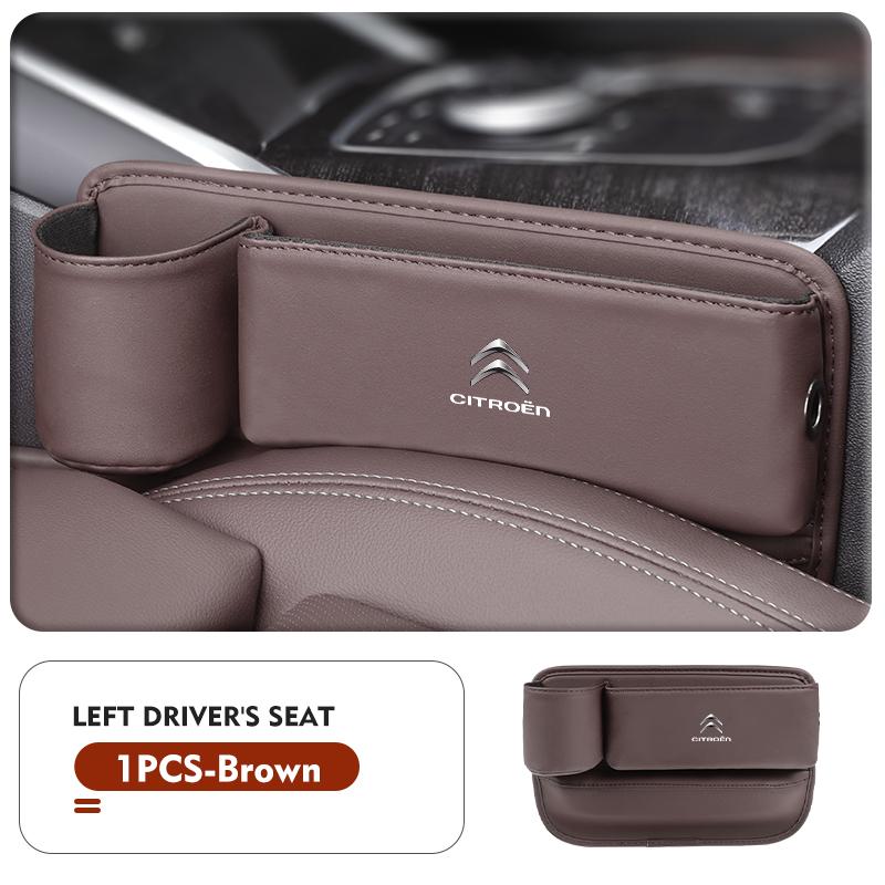 Car Seat Gap Filler Storage Box Water Cup Holder Accessories For Citroen C5 C1 C2 C6 C4L DS3 DS4 DS5 C-Elysee Grand Berlingo
