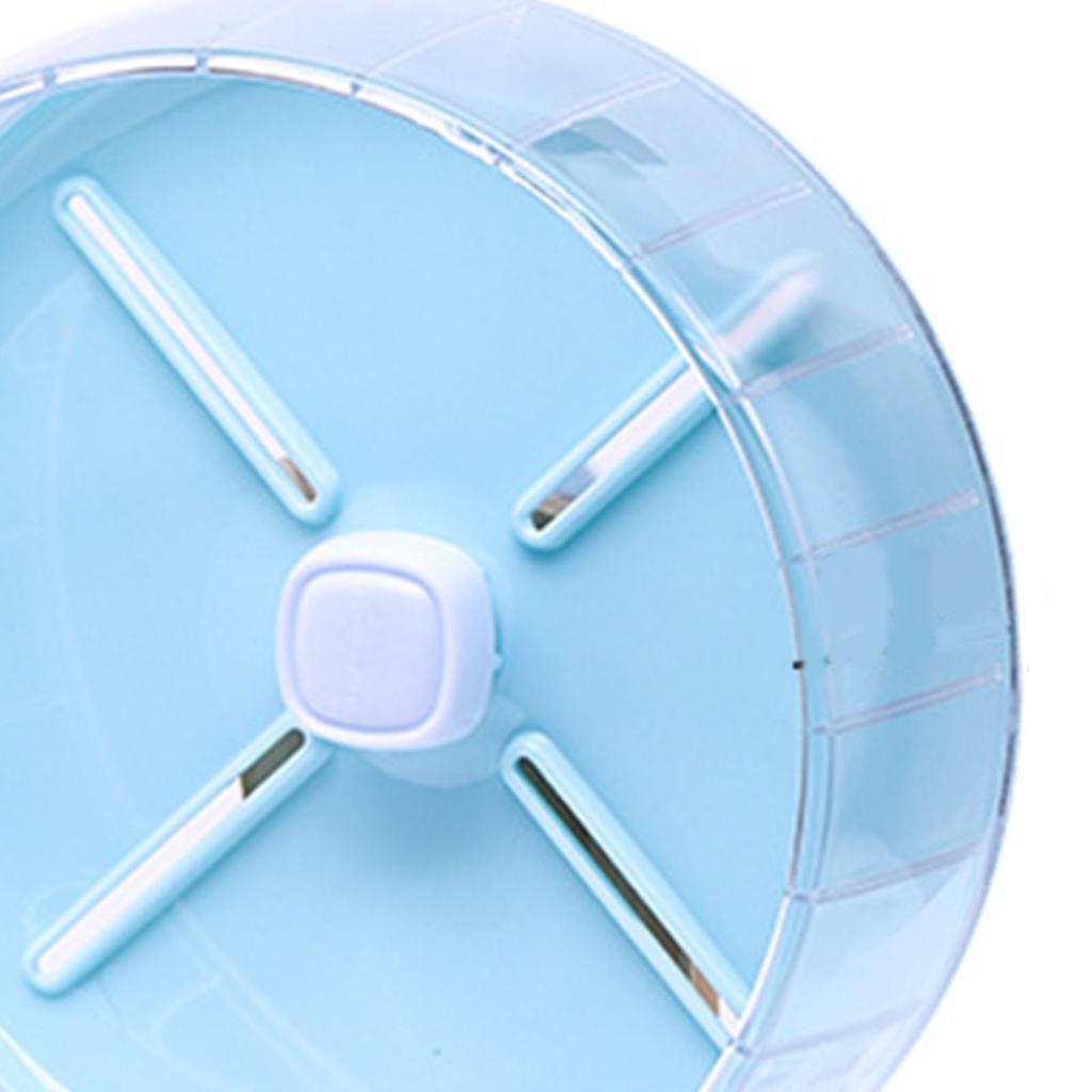Hamster Exercise Running Wheel Silent Hamster Wheel Toys for Small Pets Hamster Cage 20cm 7.9in Blue