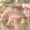 5Pcs Knitted Fabric Seamless Triangle Panties Large Size Mid Waist Underwear  Comfortable Daily Wear