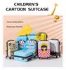 20-Zoll Kinder-Cartoon-Trolleykoffer: Universalräder, Zahlenschloss, Niedlicher Handgepäckkoffer für Jungen und Mädchen