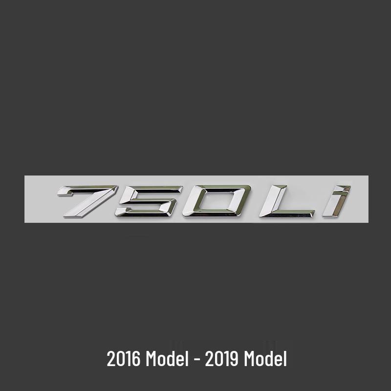 BMW 7er Modell 23 Heckemblem Aufkleber (740Li, 730Li, 750Li, 760Li)