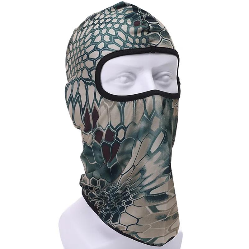 Camouflage Balaclava Full Face Cycling Mask Quick Dry Outdoor Road Bike Helmet Scarves Liner Caps Mtb Cycling Uv Protection Cap
