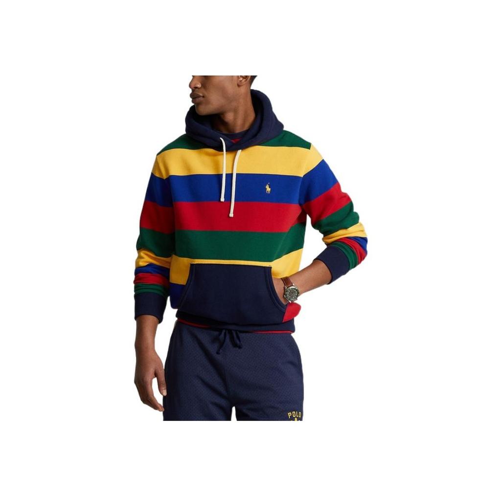 Polo Ralph Lauren SS22 Gestreiftes Bedrucktes Sweatshirt Herren Sweatshirt Multicolor MNPOKNI16822124
