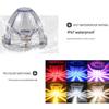 2PCS LED Trailer Lights Dual Color Watermelon Light Truck Side Marker Indicators Warning Lamp with Strobe Truck Side Lamp
