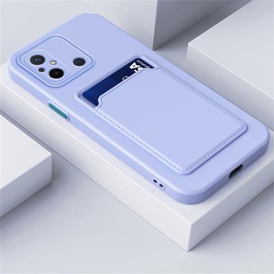 Slot na kartu + puzdro na peniaze Ultra tenký mäkký silikónový kryt na telefón pre Redmi 12 12C 13C POCO C65 X5 F5 Redmi Note 11 11s 12 Pro+ 4G 5G