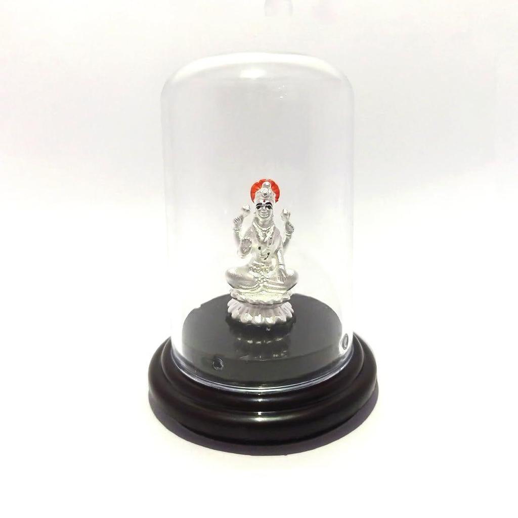 Pure Silver Idol with Base for Pooja/Gift Item/Murti for Puja Room/Gift for Wedding & House Warming Ceremony