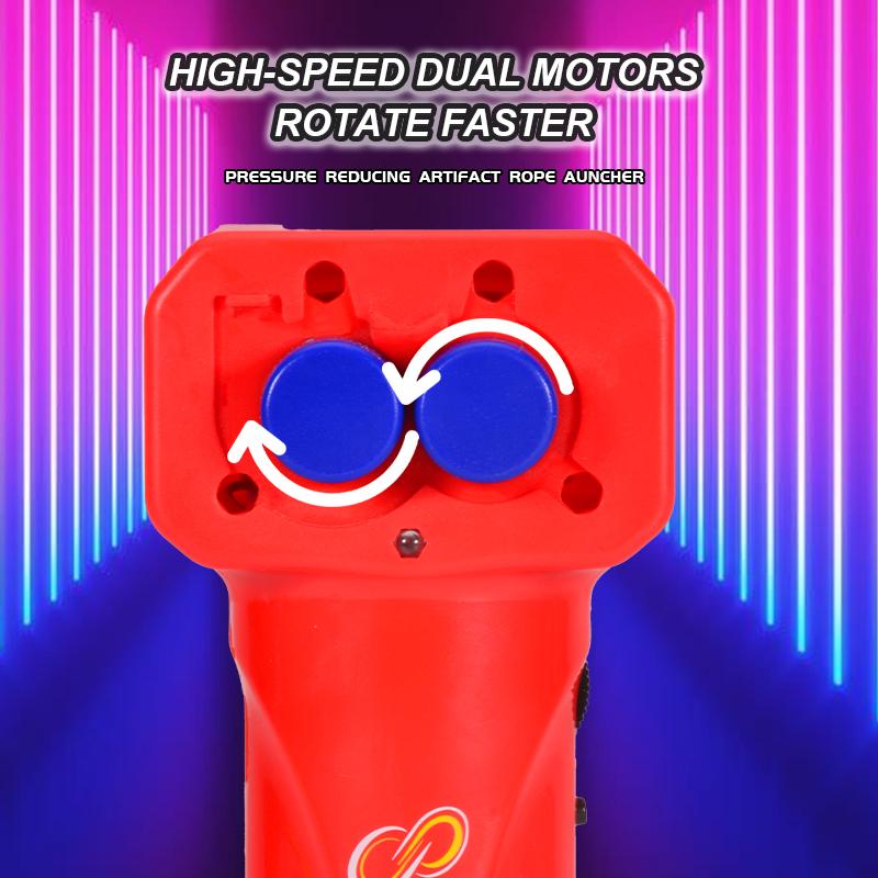 Schnur Seil Leuchtet im Dunkeln Schnur Seilwerfer Leuchtend Tragbar Handheld Schnur Stressabbau Spielzeug Für Kinder Partygeschenk Fidget