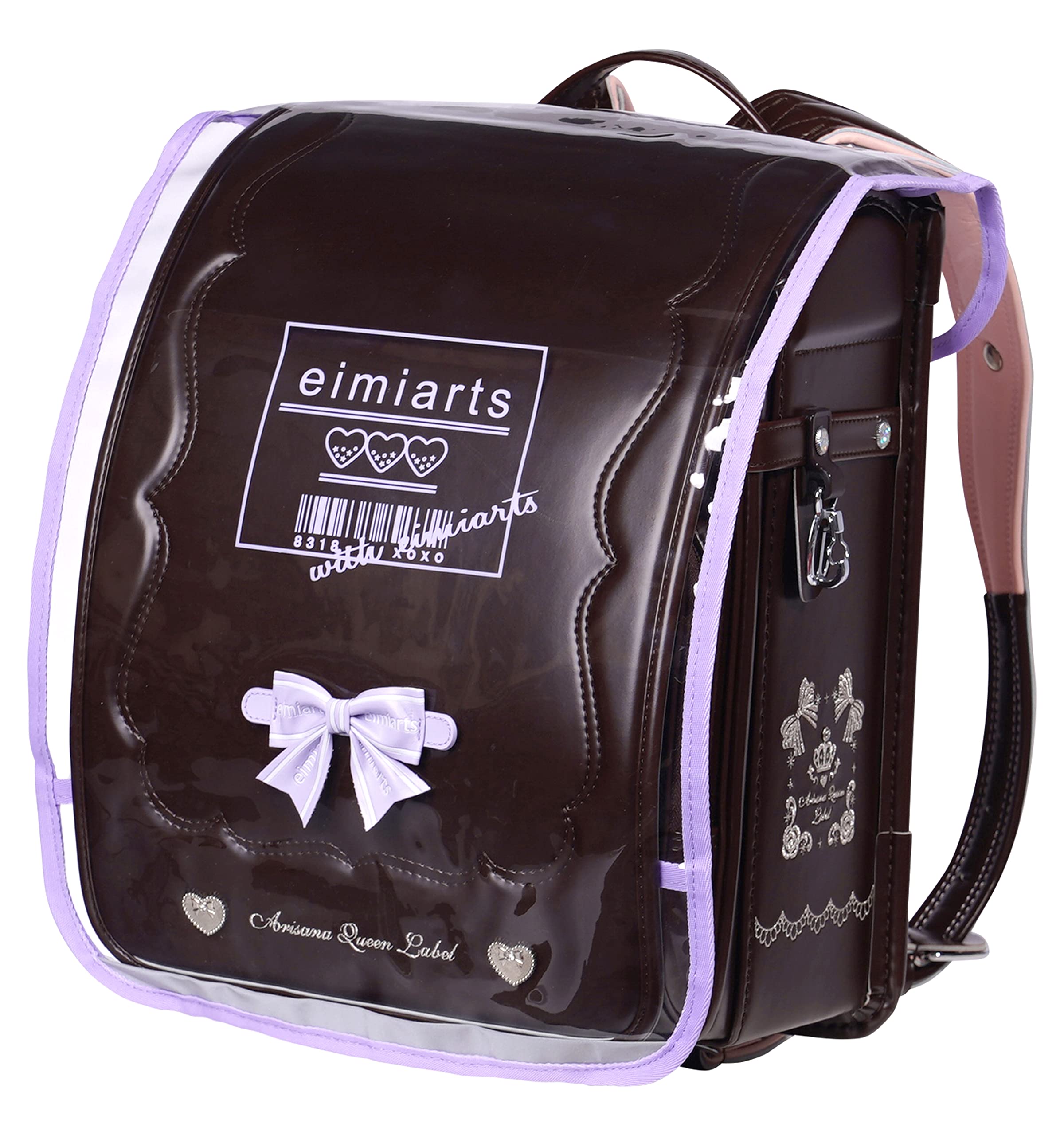 

Arisana Rain Backpack Cover for Lavender Girls, Transparent, EA,