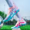 35-45 Men's High-top Large Size Football Shoes Long Nail Anti-slip Resistance TPR Artificial Captain Outdoor Youth Children Football Shoes