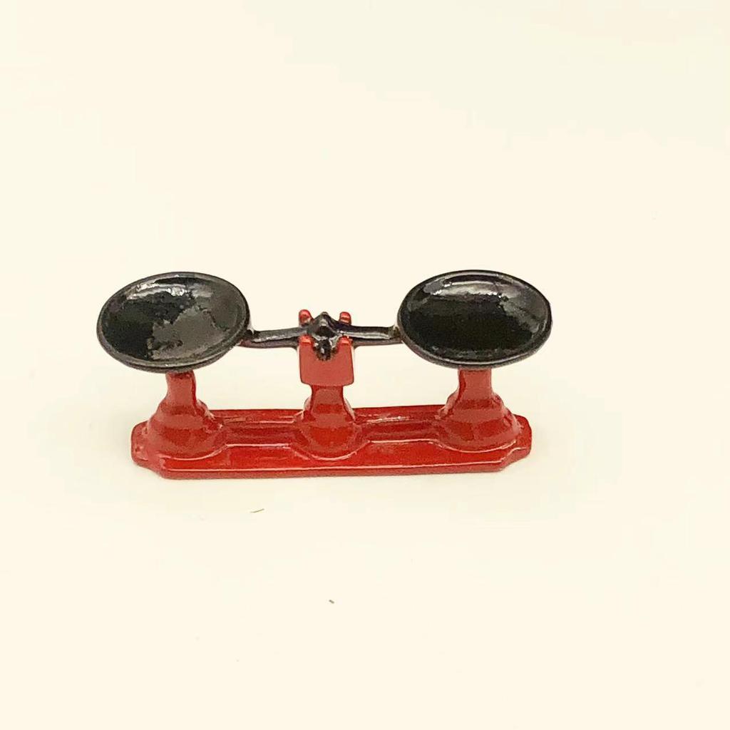 Dollhouse Miniature Pharmacy Set with Clay Food, Pot, Stove, Medicine Cabinet, Bowls & Chopsticks