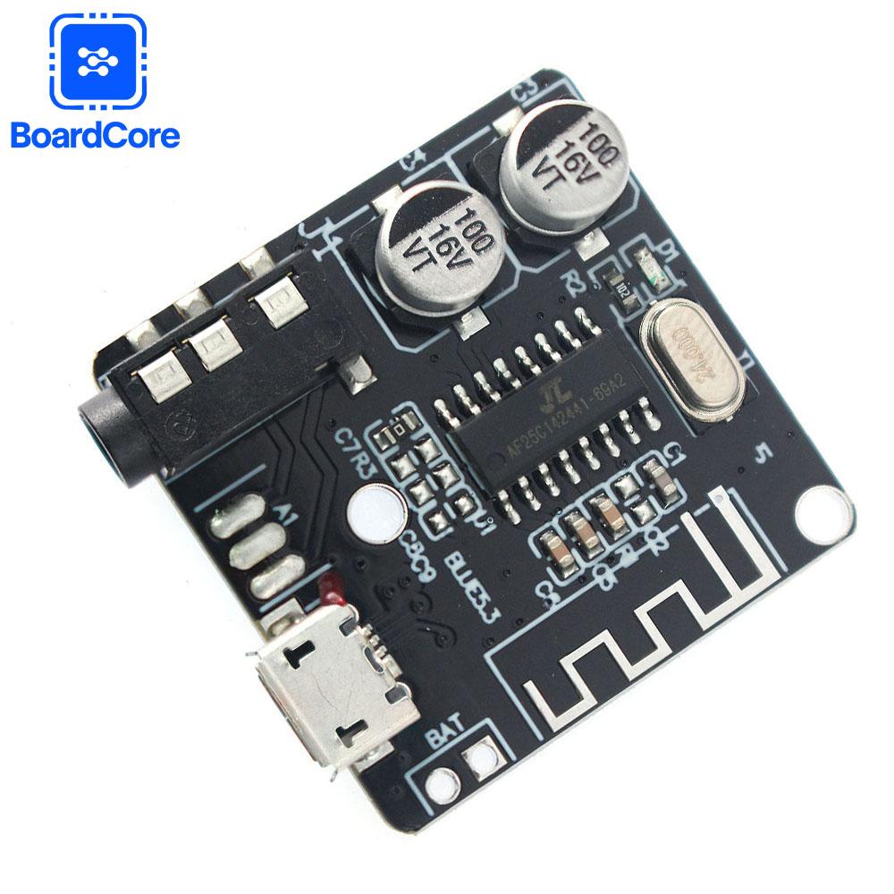 Mikro Bluetooth 5.0 Audio-Empfängermodul DC 3,7-5V Drahtloses MP3-Decoderboard für Autoradio Heimlautsprecher Verstärker DIY