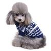 Pet Christmas Sweater Winter Dog Clothes Knitted Costumes Thick Warm Polyester Material Durable Turtleneck Festive Printing
