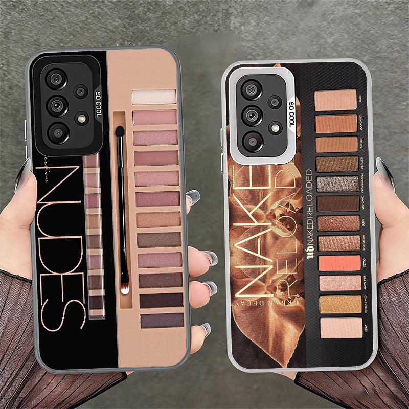 Makeup Eye Shadow Box Pattern Shockproof Phone Case for Samsung A17 A16 A15 A14 A37 A57 A36 A56 A26 A35 A55 A25 A34 A54 A24 A13