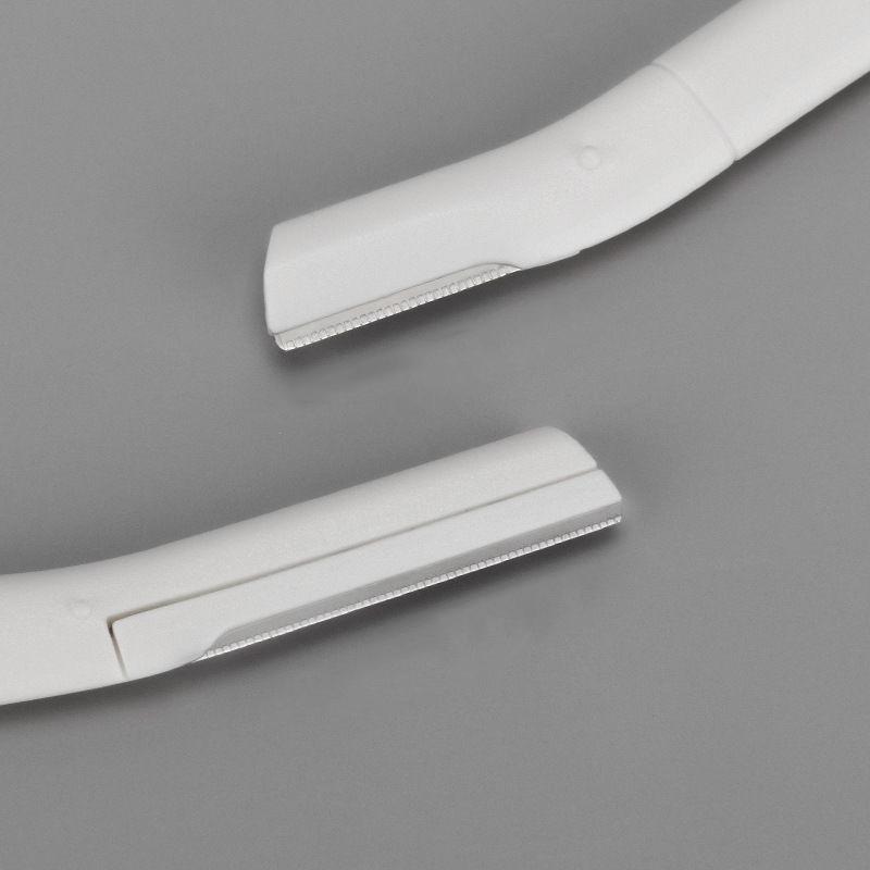 2pcs Trimming Knife Eyebrow Razor Eyebrow Trimmer Safe Anti-scratch Eyebrow Shaving Tool Facial Razor Beginner Beauty Tool Set