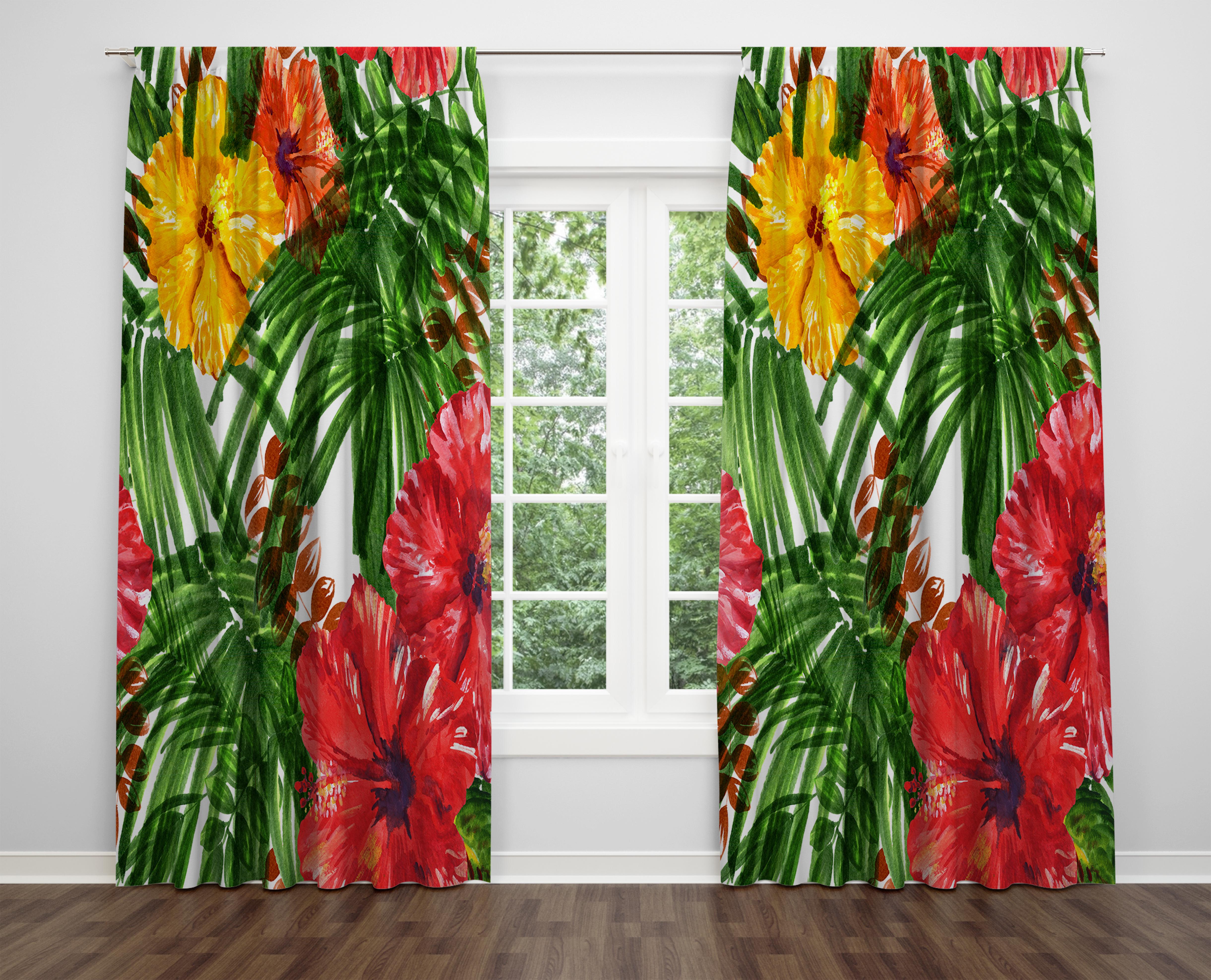 

Декоративний дизайн, високоякісна бавовняна тканина, ви можете вибрати одну або подвійну фіранку з крила 1 piece різнокольоровий