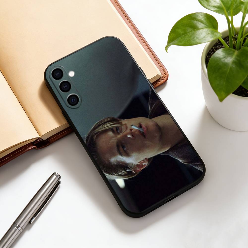 Leonardo DiCaprio Handyhülle Für Samsung Galaxy A73,A72,A71,A70,A53,A52,A51,Andere Weiche Schwarze Hülle