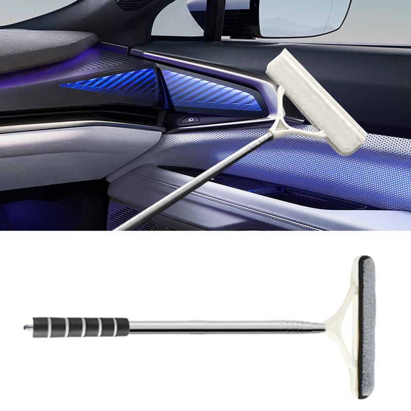 Windshield Cleaner Tool Auto Window Cleaner Glass Defogging Brush Retractable Auto Glass Wiper Dust Removal For Vehicle