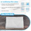 BHBL 6Pcs Air Conditioning Filters Wind Outlet Cover Self-Adhesion Cuttable Air Conditioner Purifying Cotton Net 40X35cm