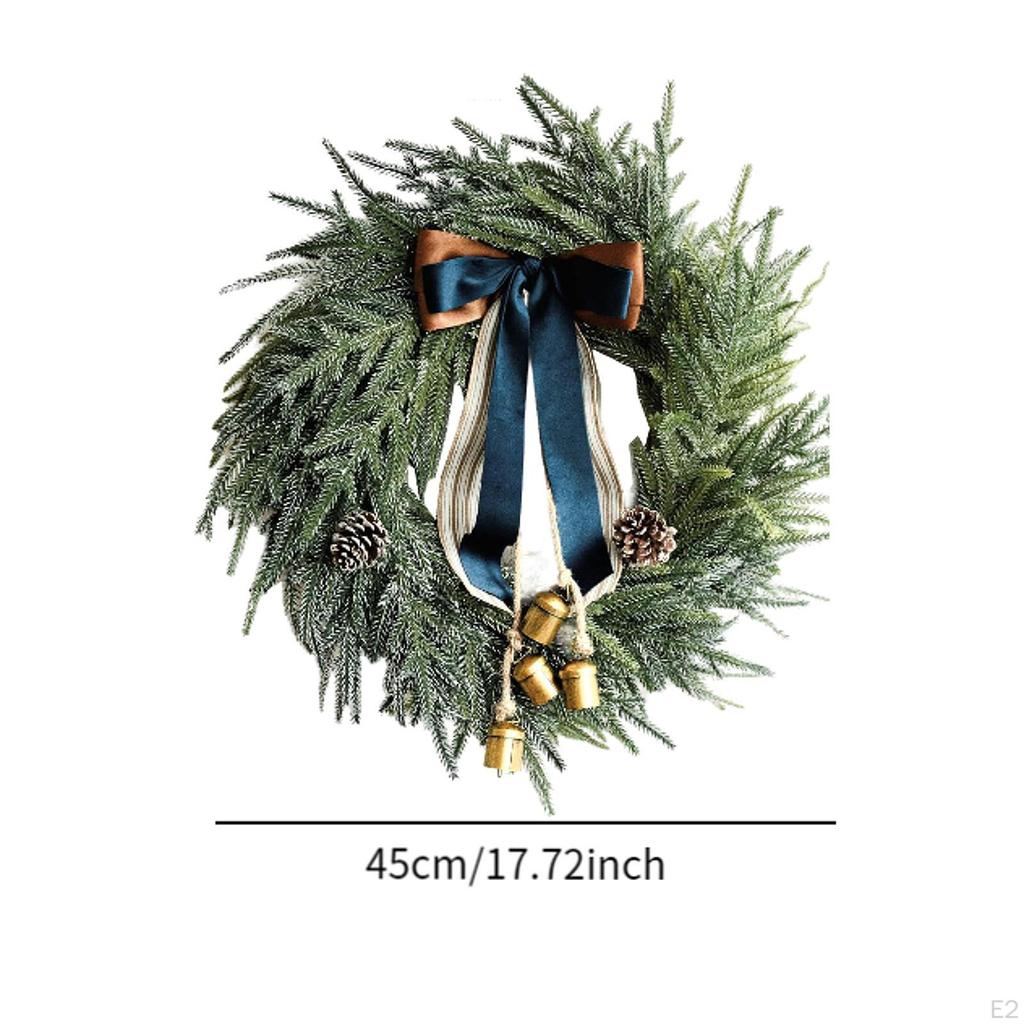 Christmas Wreath, Front Door Ornaments, Outside Xmas Holiday Garland