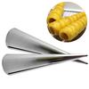 3pcs /Lot Baking Cones Stainless Steel Spiral Croissant Tubes Horn Bread Pastry Making Cake Mo