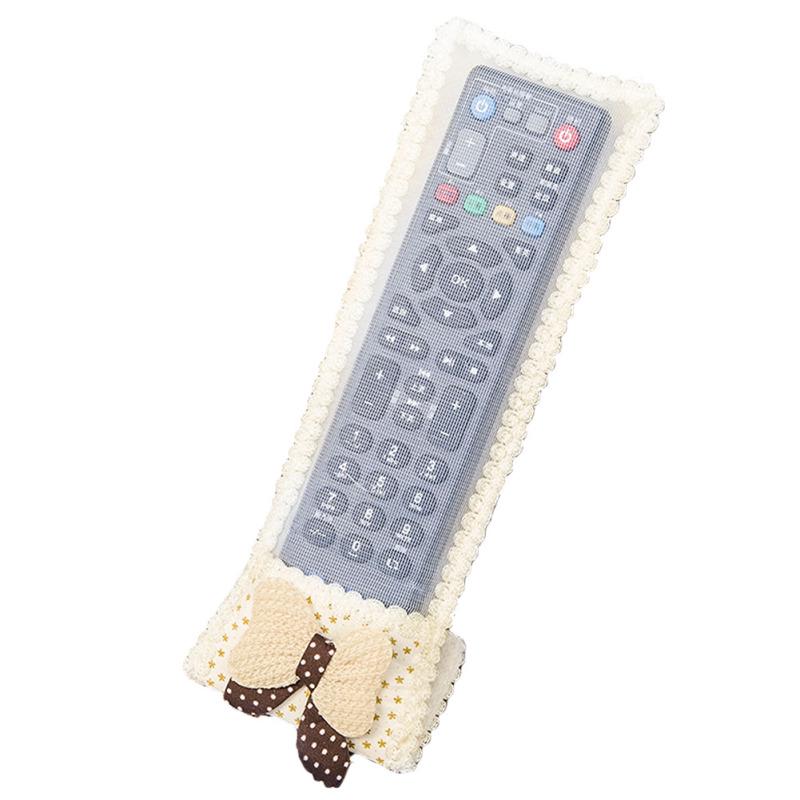 hot! Cute Exquisite Bowknot TV Romote Controller Cover Dustproof Cover