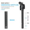 Aluminum Alloy Mountain Bikes Seatpost with Shock Absorption Mountain Bicycles Suspension Seatpost Seat Tube for Riding
