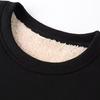 Men Fleece Lined Sweatshirt Warm Winter Pullover Crew Neck Autumn Thickened Basic Top for Daily Wear Sports Street Work