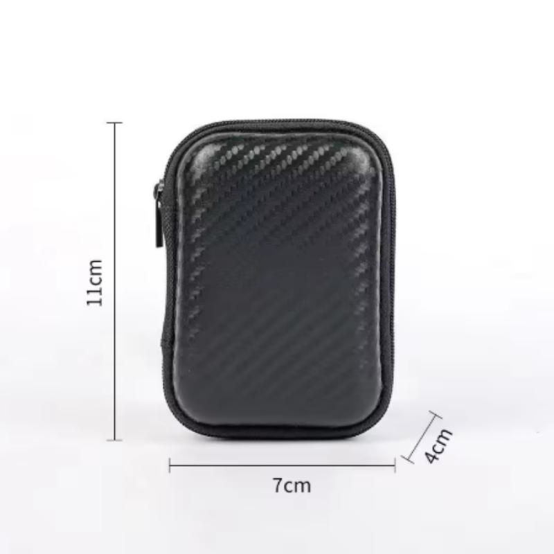 U Disk Datový Kabel Zipová Taška Ochrana Nabíječky Mobilního Telefonu Taška na Mobilní Pevný Disk Úložná Skládací Mini Úložná Kapsa Pouzdro