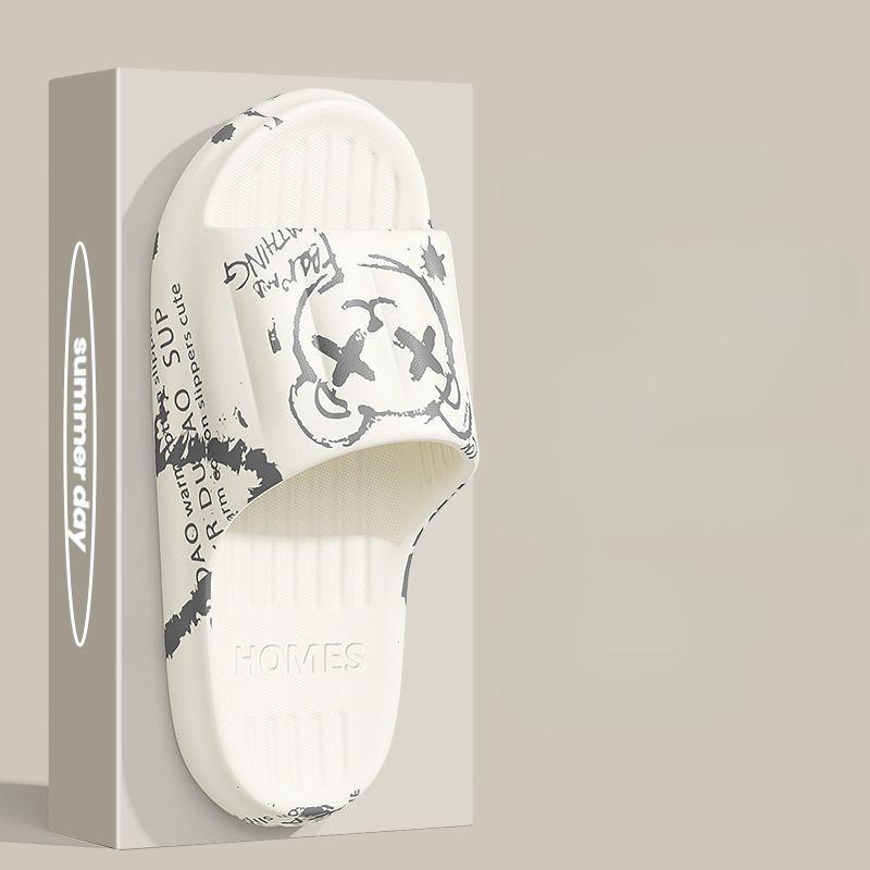 

Тапочки для ванной с противоскользящим покрытием, удобные для дома, утолщенные, для мужчин и женщин, для пар, материал ЭВА, удобные для ношения в помещении 38-39