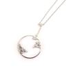 Altesse [L0184] - Collier Argent 'Déesse' blanc