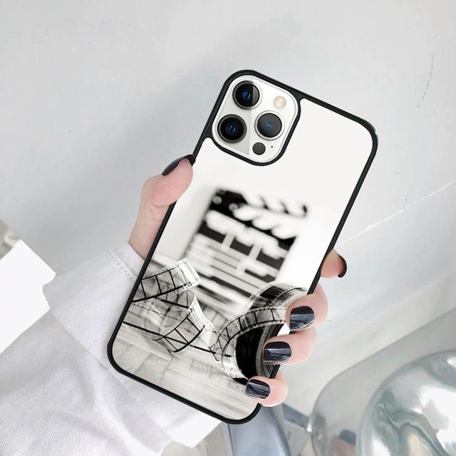 Film Movie Maker Clapper Board Phone Case Cover For iPhone 17 Air 15 Pro MAX 16 Plus 14 12 11 13 Coque