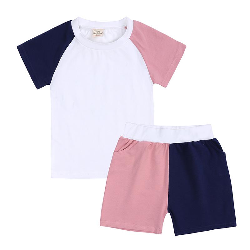 2026 Summer Sports Set for Boys & Girls: Short Sleeve T-shirt and Shorts Two-Piece Set for Toddlers and Children