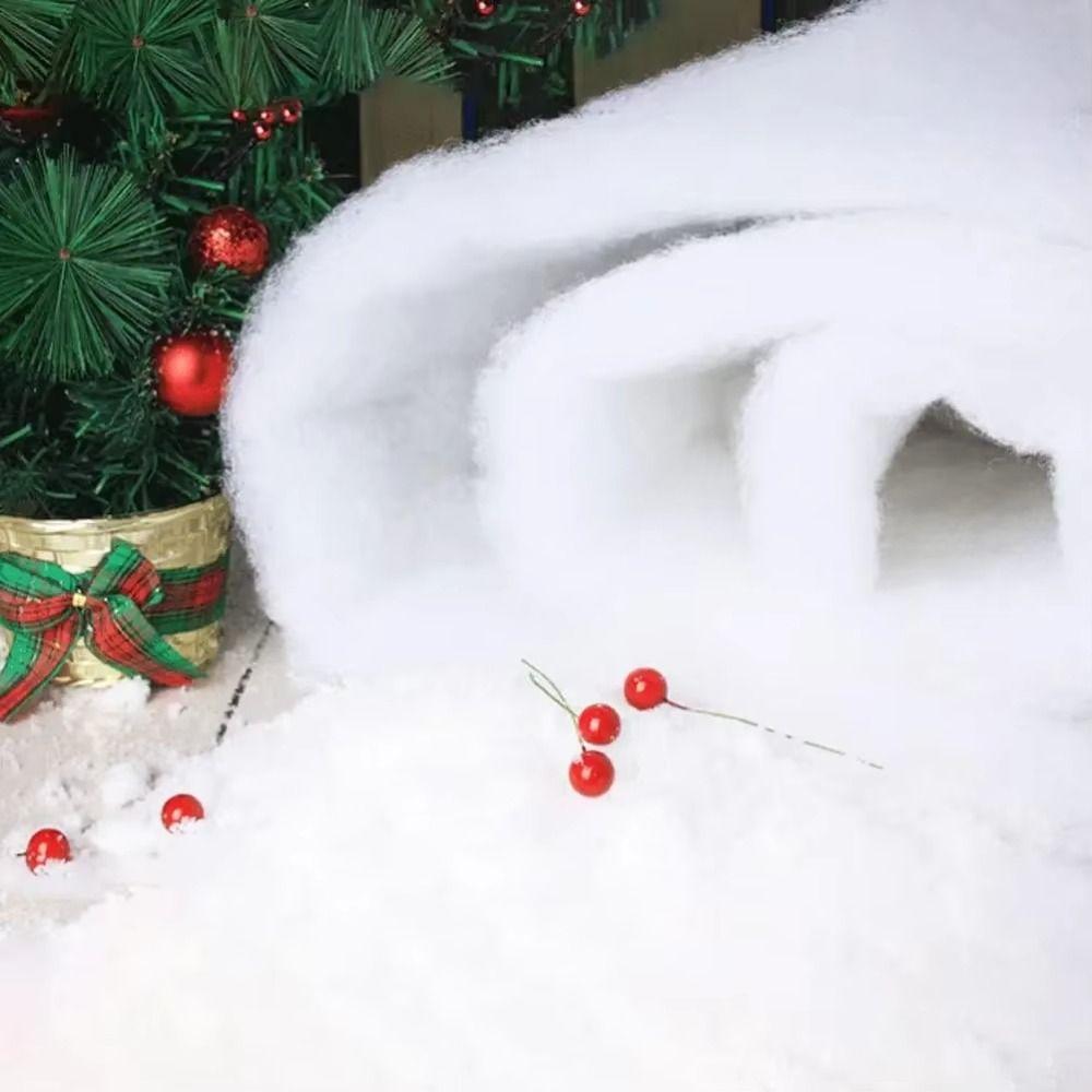 Artificial Cotton Christmas Snow Blanket Decoratiive Christmas Snow Roll Mat  Christmas Decoration