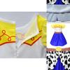Cotton Princess Dress For Girls Alice Style Short Sleeve Lovely And Charming Ideal For 90-140cm Height