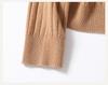 Women's 100% Wool Ribbed Sweater, Half-High Neck, Seamless & Soft, TN1615 - Ideal Autumn/Winter Base Layer, 30 Count