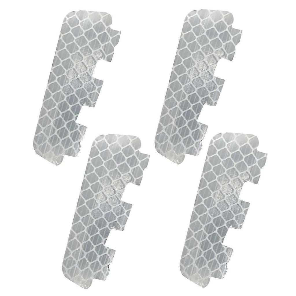 Bicycle Luminous Plate Night Reflector Mountain Bike Reflector 4pcs