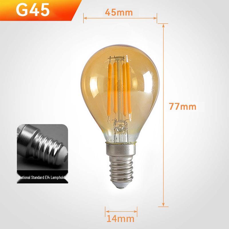 LED Retro Edison Filament Bulb E14 Screw Base Warm White
