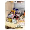 Expandable Underwear Socks Storage Box Adjustable Drawer Ties Organizer 24.5-43cm Transparent Infusion Box With Compartments