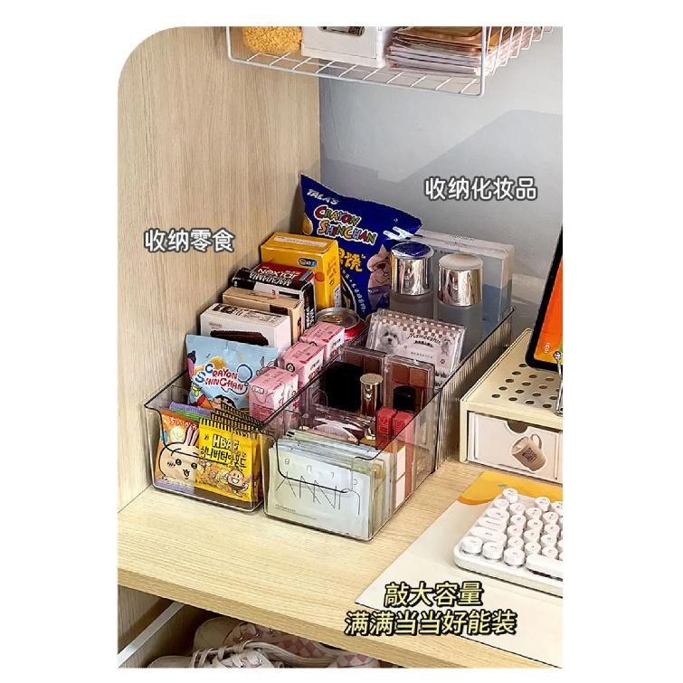 Expandable Underwear Socks Storage Box Adjustable Drawer Ties Organizer 24.5-43cm Transparent Infusion Box With Compartments