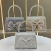 Bows Handbag, Evening Bag, Party Bag, Formal Dress Bag, Luxurious Handbag with A Slouchy Strap