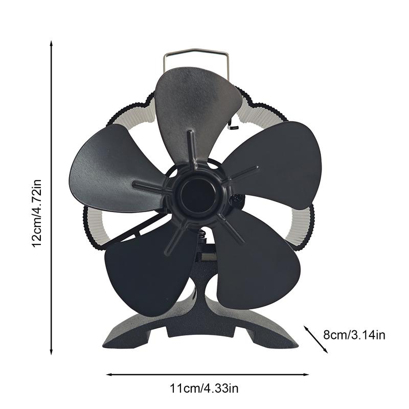 Tepelně poháněný ventilátor sporáku Tepelně poháněný ventilátor Neelektrický tichý krbový ventilátor Příslušenství sporáků na dřevo