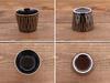 Tableware East Soba Choko AYA Multi Cup Japanese Tableware 4 Color Set Small Bowl Cup Tea Cup Chawanmushi