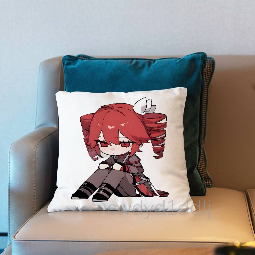 Anime K-Kasane Teto Pillow Case Cover Square Sofa With For Pattern Comfortable Cushion suitable Of Room
