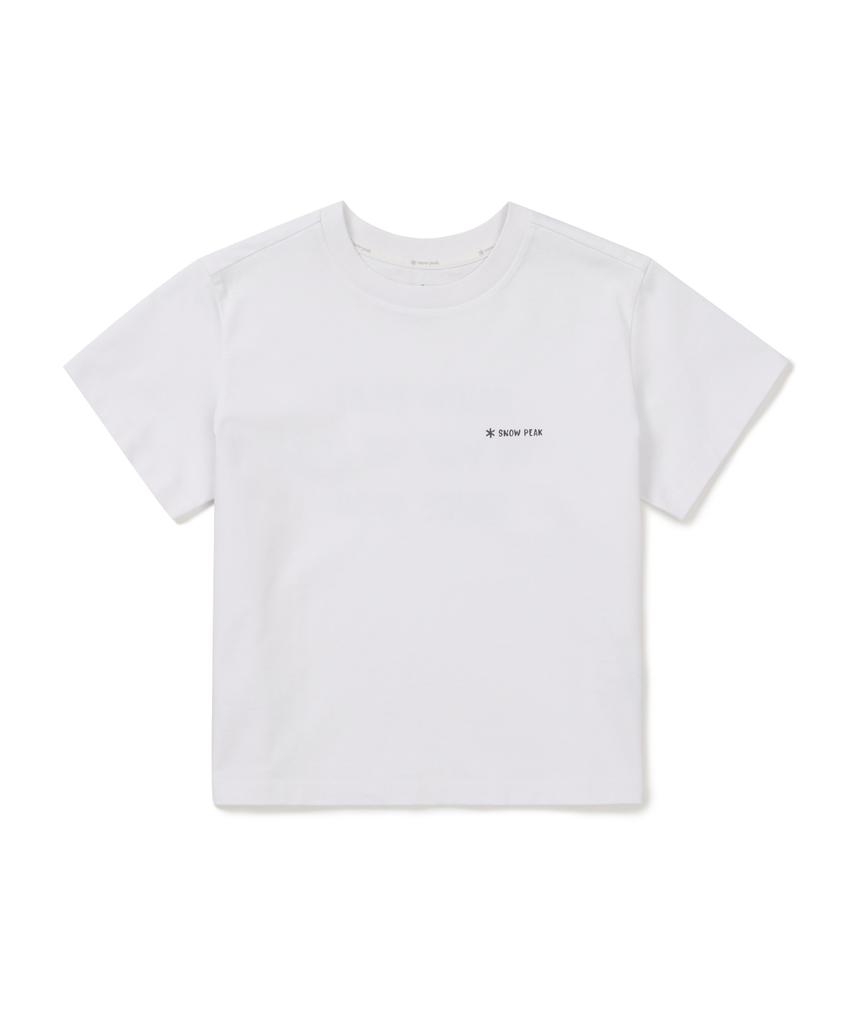 SNOWPEAK APPAREL Aerocool Women'S Crop Short Sleeve T-Shirt (S26Mwfts27) White